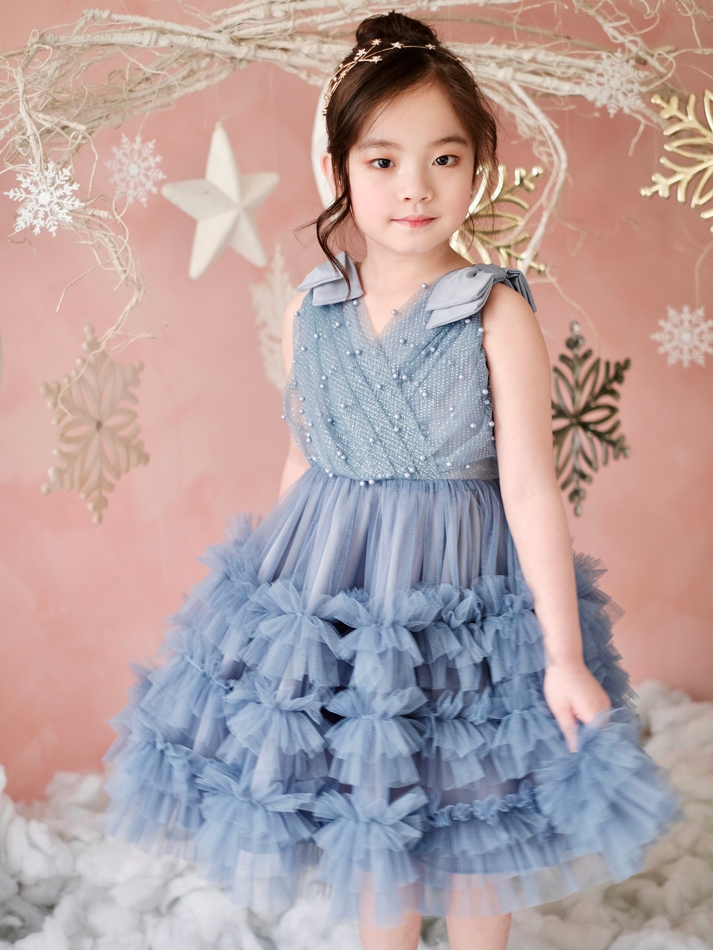 Clara Tutu Dress | Dusty Blue