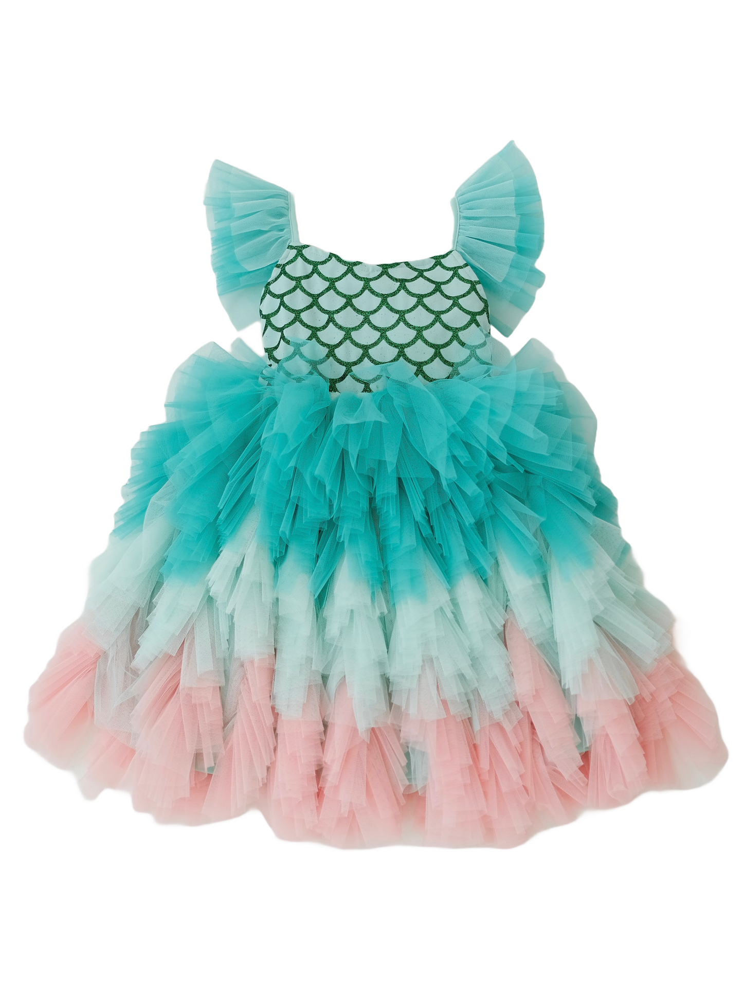 Laurette Tutu Dress | Mermaid Set with Headpiece