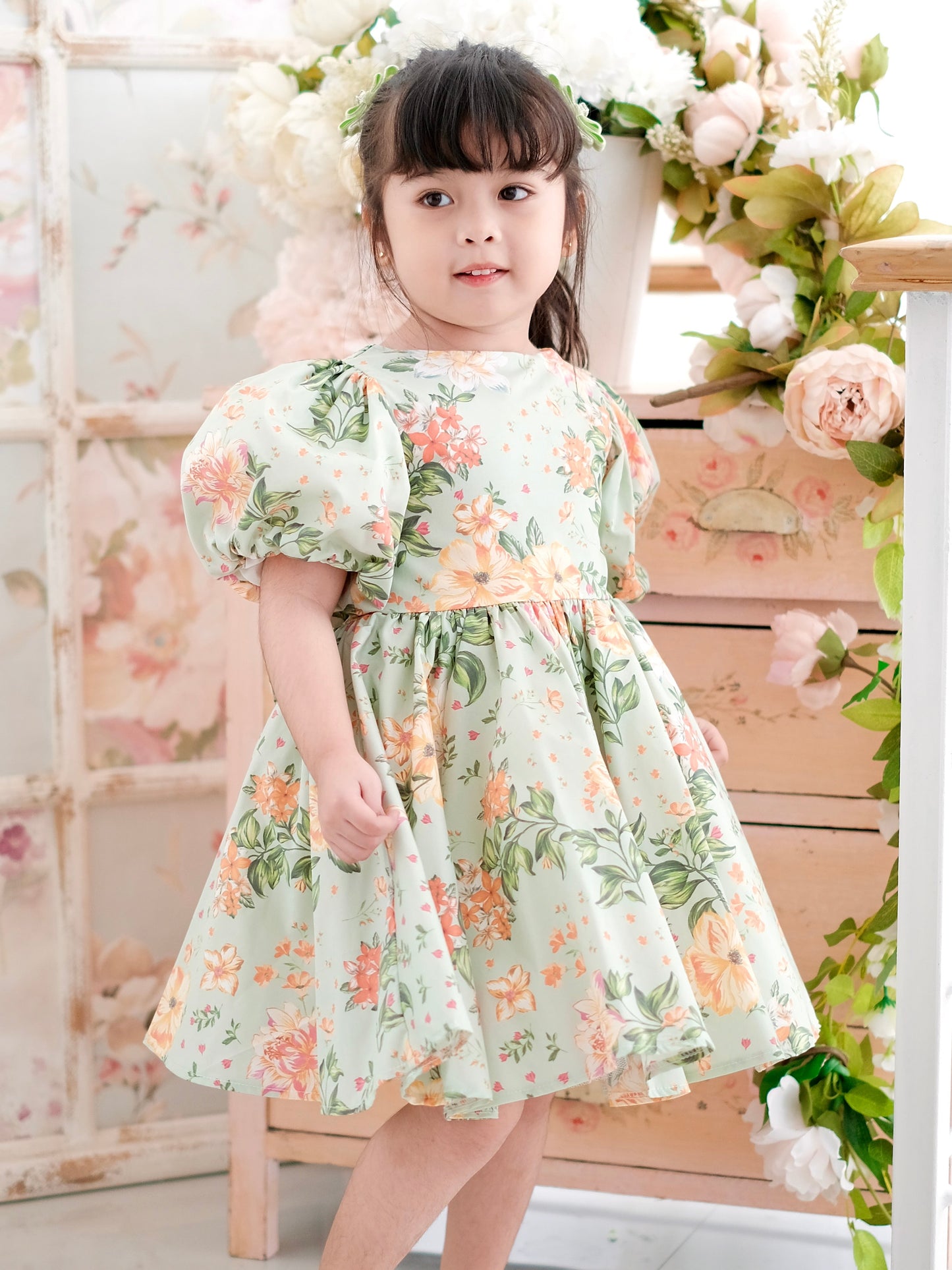 Bellerose Dress | Floral Sage