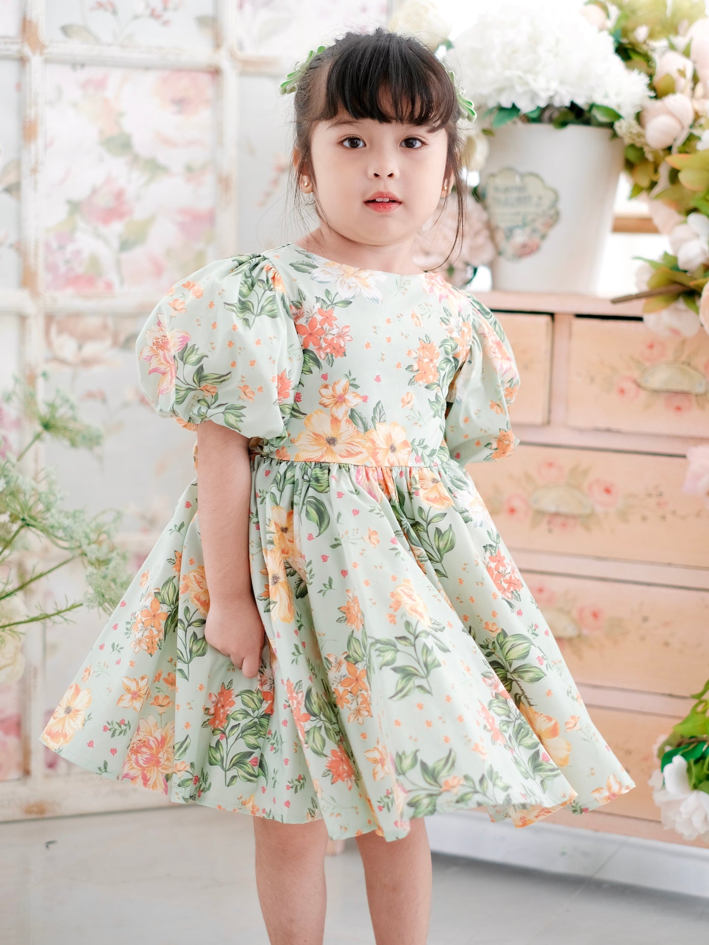Bellerose Dress | Floral Sage