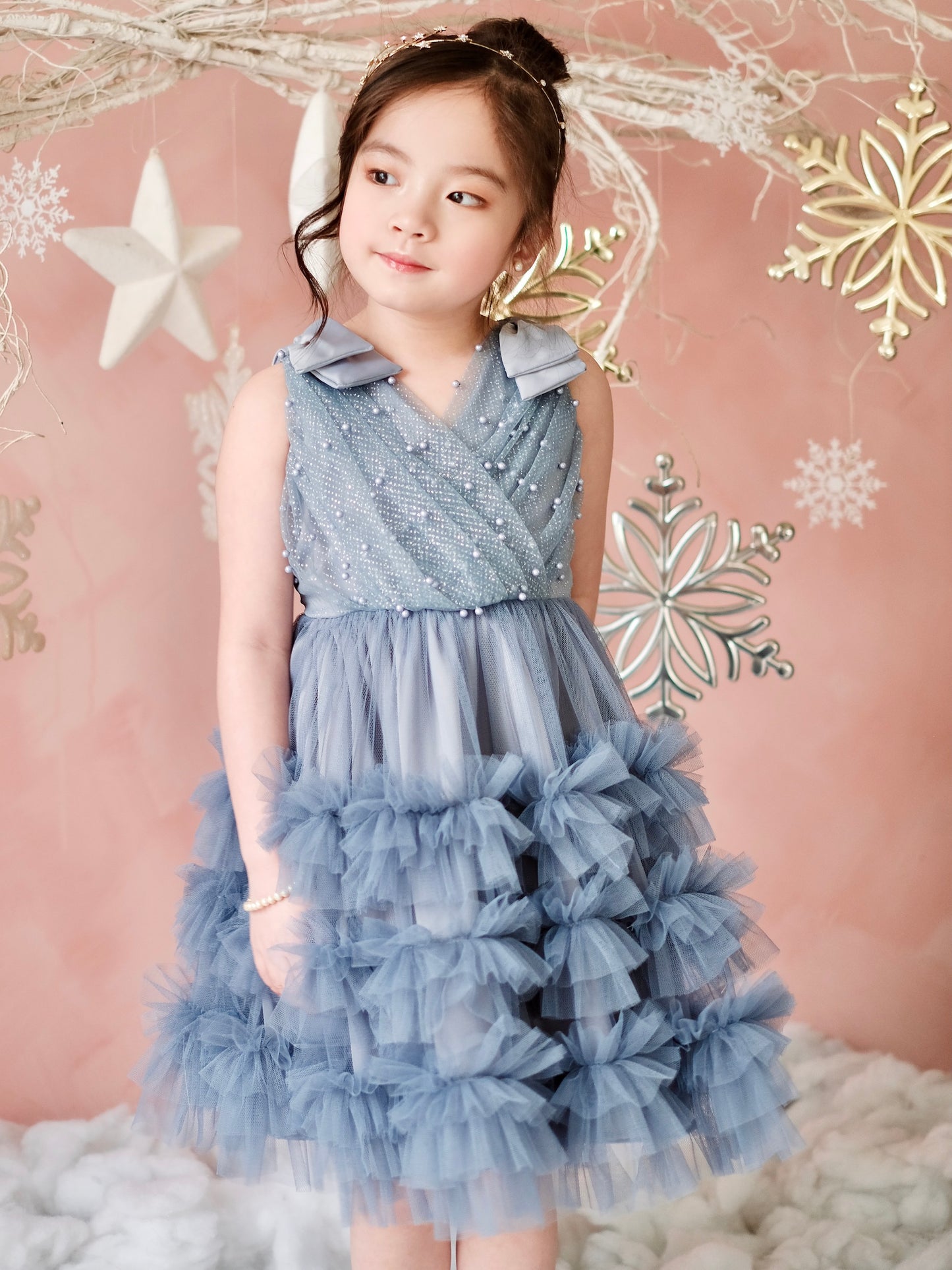 Clara Tutu Dress | Dusty Blue