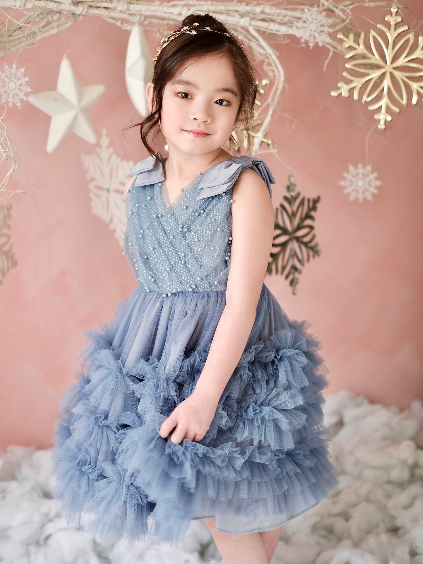 Clara Tutu Dress | Dusty Blue
