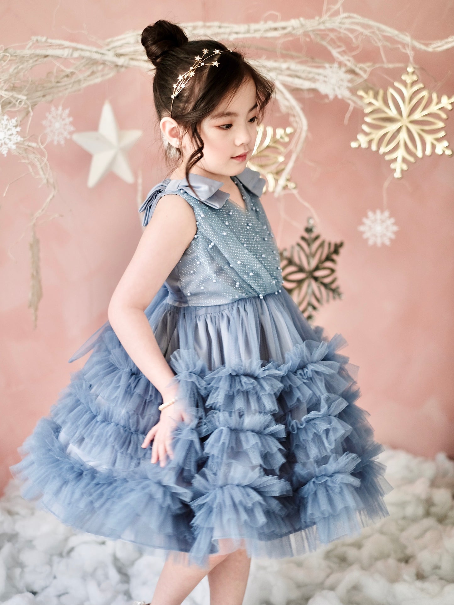 Clara Tutu Dress | Dusty Blue