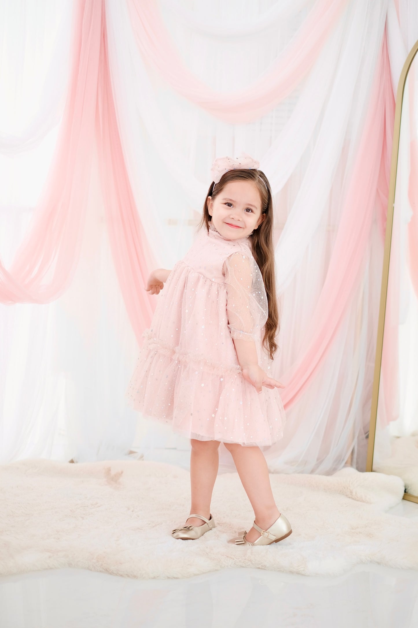 Bertha Sparkle Doll Dress | Set with Headband
