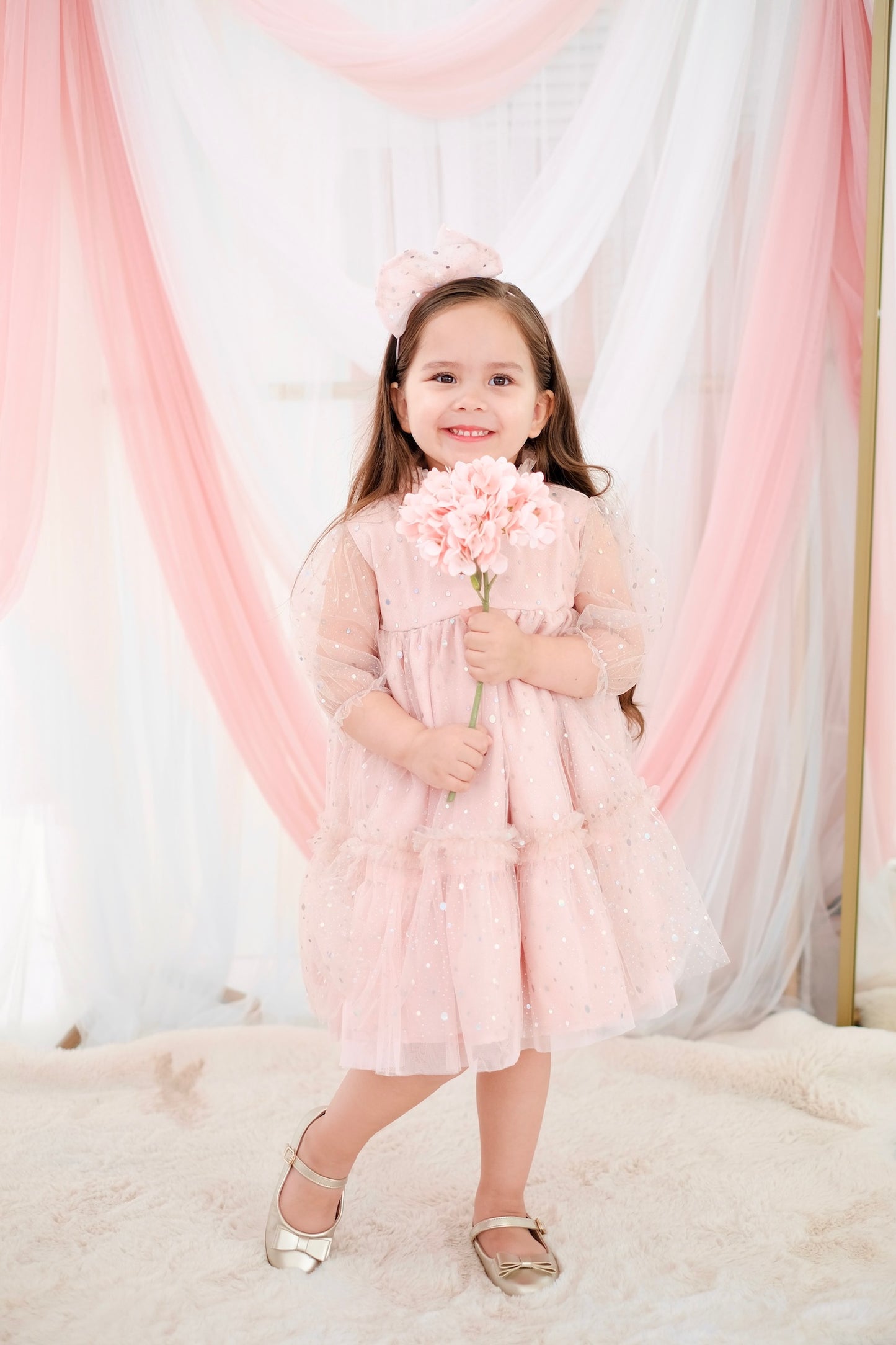 Bertha Sparkle Doll Dress | Set with Headband