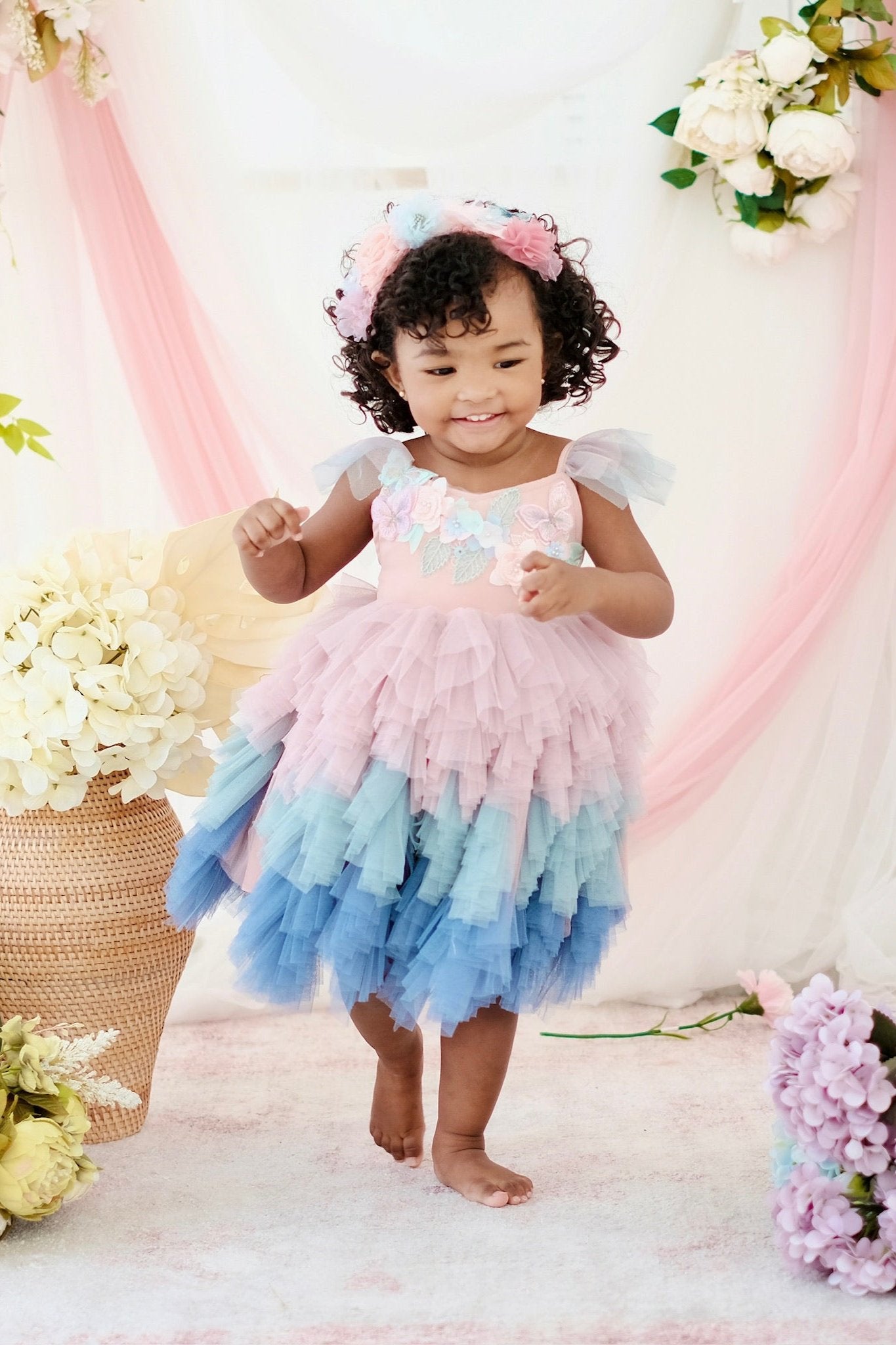 Laurette Tutu Dress | Floral Fairy