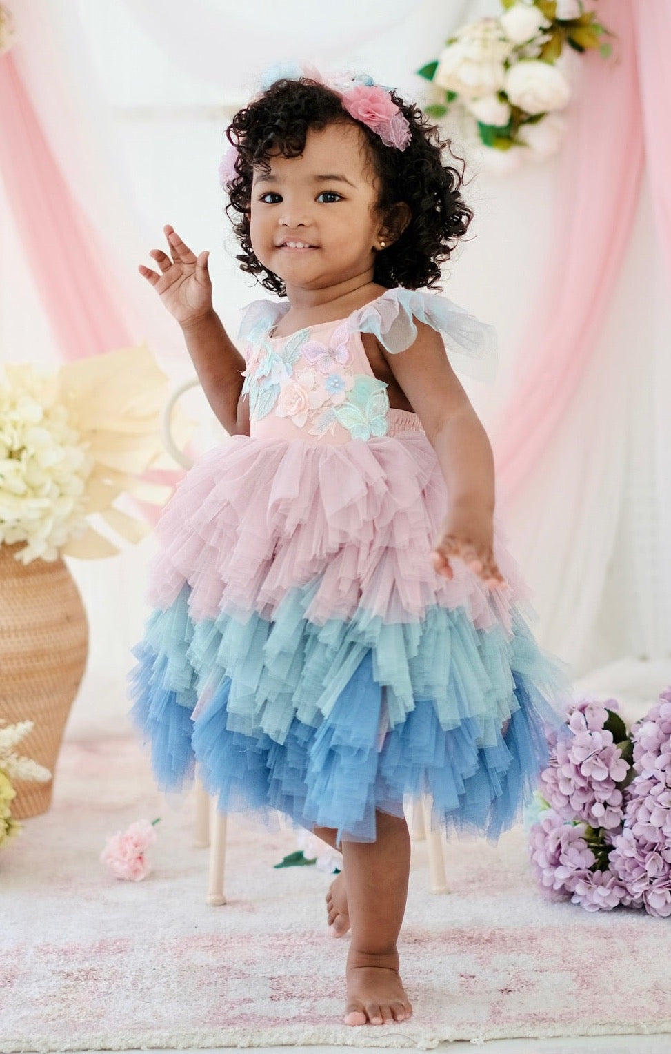 Laurette Tutu Dress | Floral Fairy