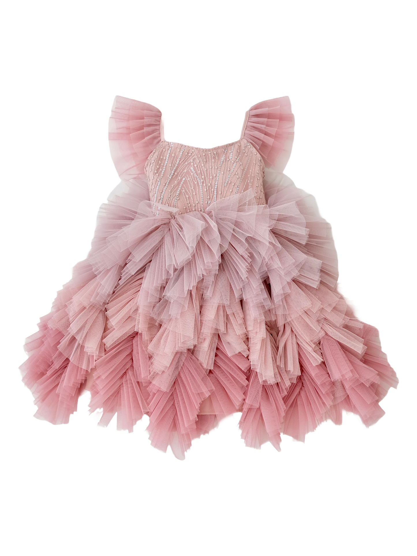 Laurette Tutu Dress | Pink Ombre